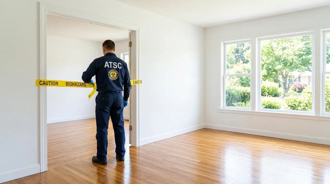 Certified biohazard cleanup crew performing Crime Scene Cleanup in Little Neck